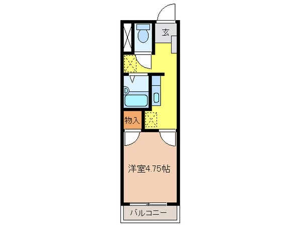 リヴィエール桐谷の物件間取画像